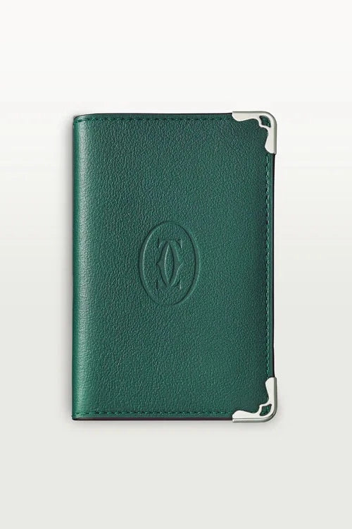 Must de Cartier Card Holder â€“ Peacock Green Calfskin