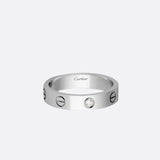 Cartier LOVE Wedding Band – 18K White Gold, 1 Diamond