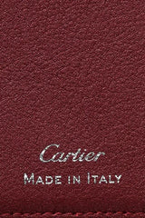 Must de Cartier Four-Credit Card Holder – Black Calfskin, Stainless Steel Finish