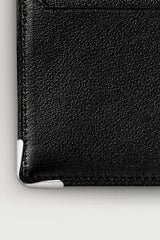 Must de Cartier Simple Card Holder – Black Calfskin, Stainless Steel Finish