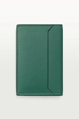 Must de Cartier Four-Credit Card Holder – Aventurine Calfskin, Stainless Steel Finish