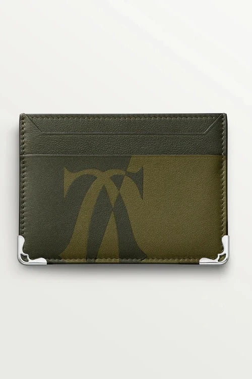 Must De Cartier Double Card Holder -  Khaki