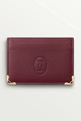 Must De Cartier Double Card Holder - Burgundy