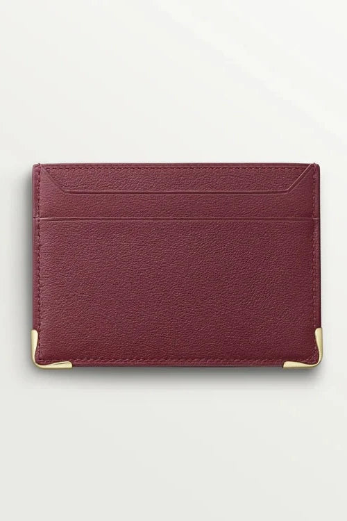 Must De Cartier Double Card Holder - Burgundy