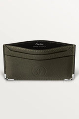 Must De Cartier Double Card Holder 4 Pockets â€“ Khaki