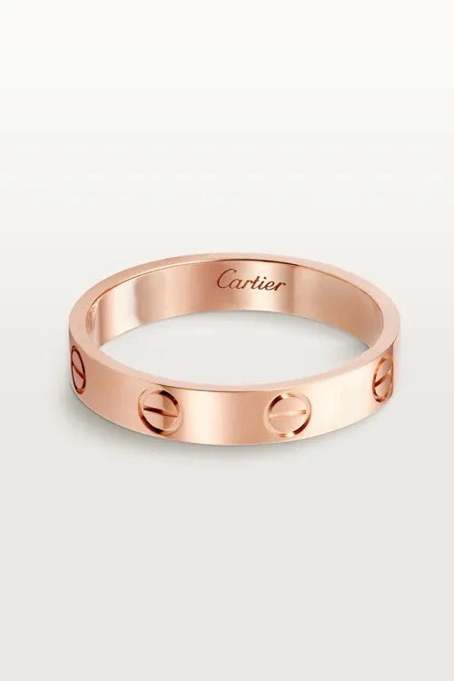 Cartier Love Wedding Band â€“ Rose Gold, Diamond-Set