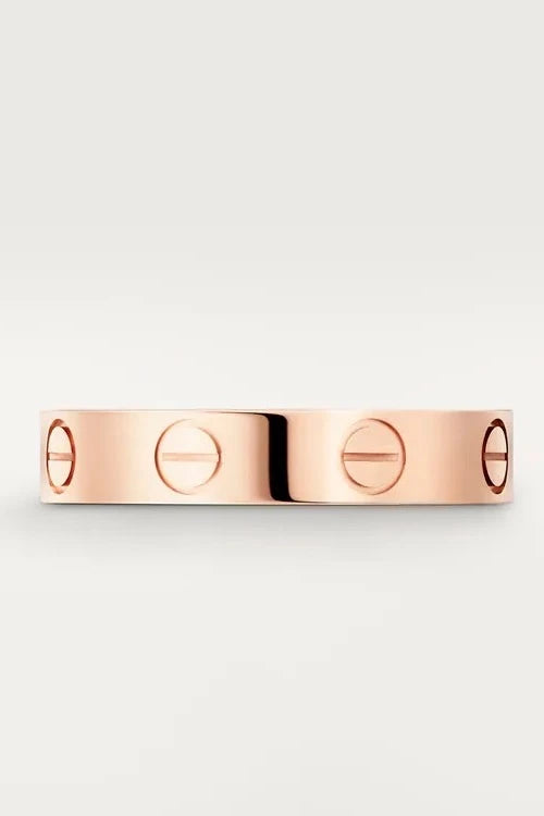 Cartier Love Wedding Band â€“ Rose Gold, Diamond-Set