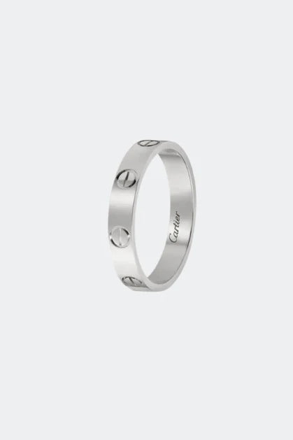 Cartier Love Wedding Band â€“ 18K White Gold, 3.6mm