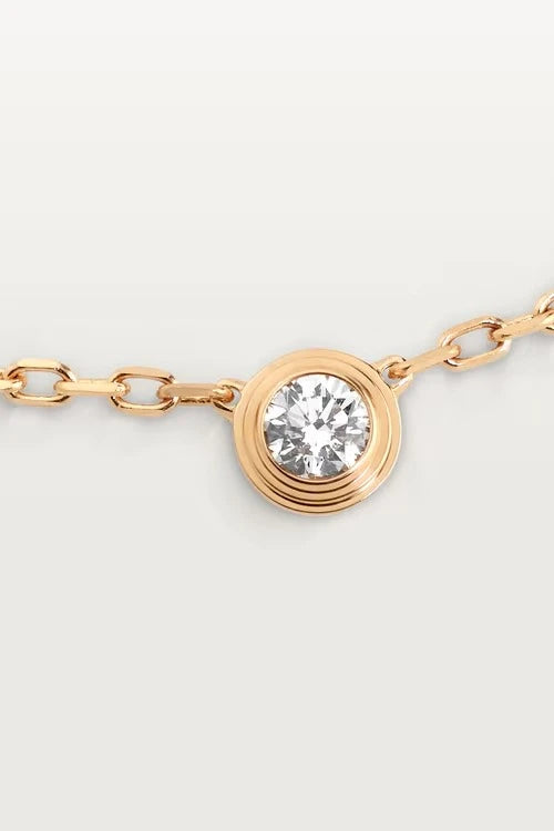 Cartier d'Amour Necklace, Small Model – 18K Yellow Gold & Diamond