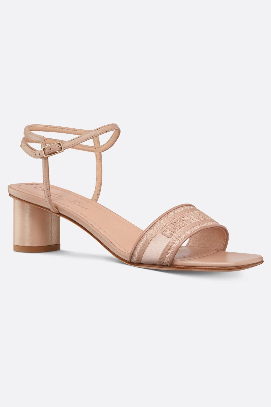 Dior Dway Heeled Sandal – Nude