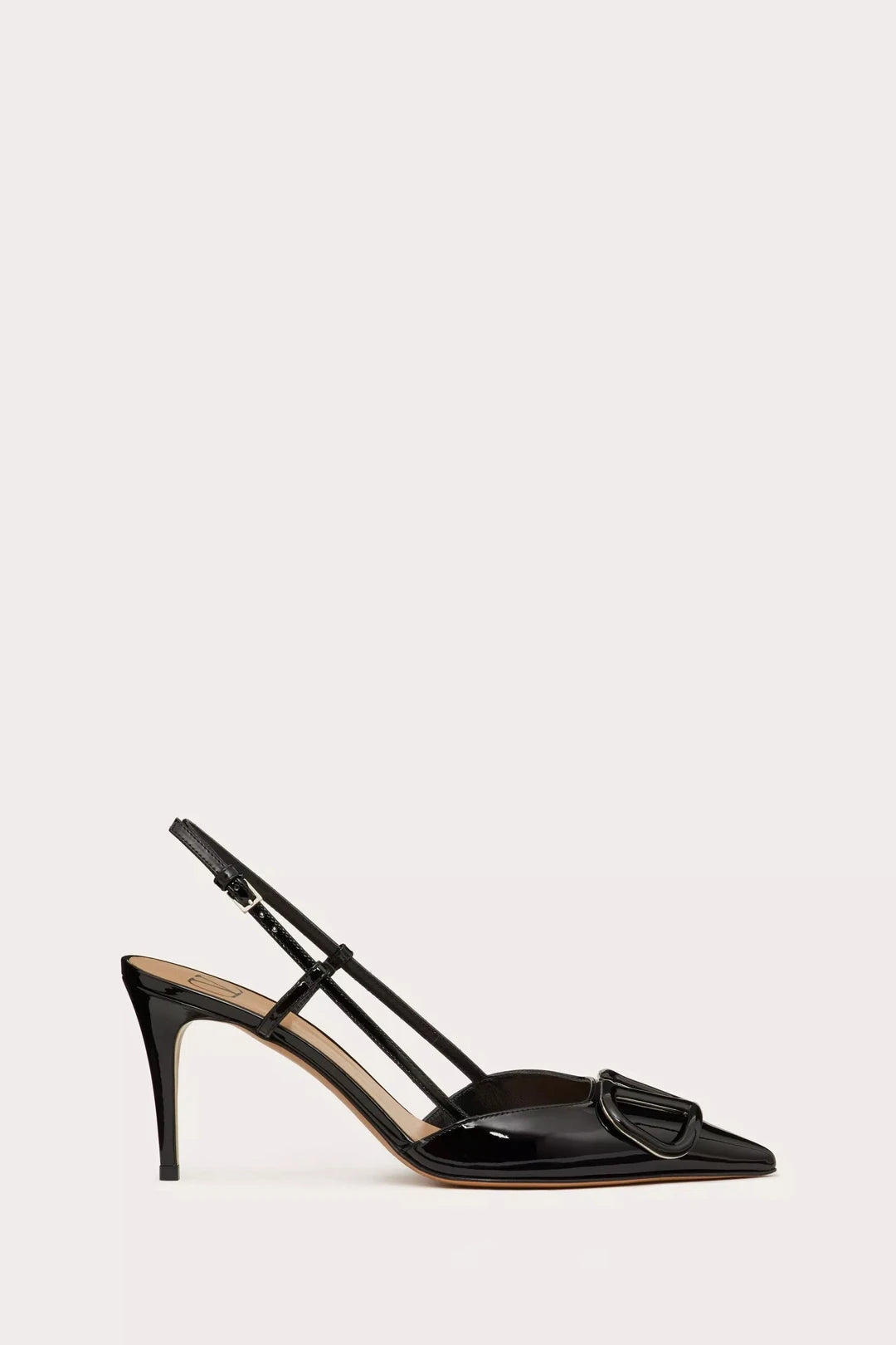 Valentino Garavani VLOGO Signature Patent Leather Slingback Pump