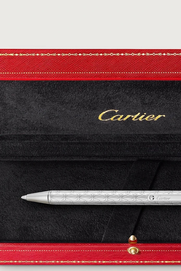 Santos de Cartier Ballpoint Pen – Silver