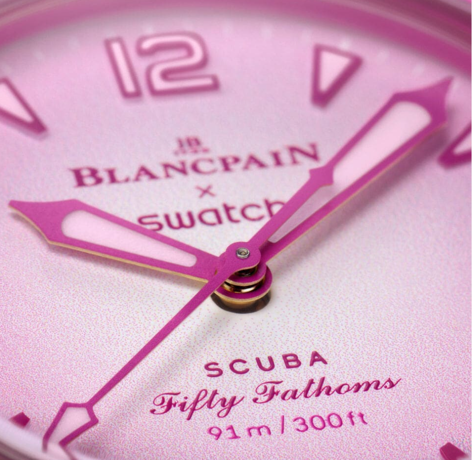 Blancpain X Swatch PINK OCEAN Women’s Watch