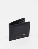 Fred Perry Men's Black Scotch Grain Wallet