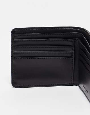 Fred Perry Men's Black Scotch Grain Wallet