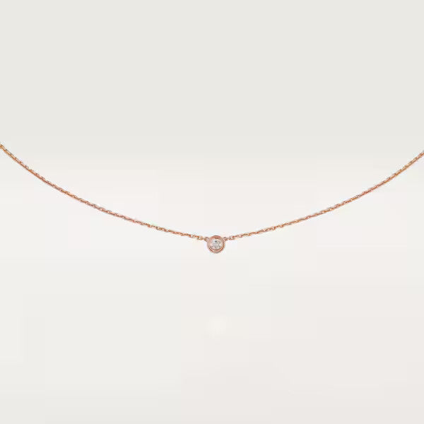 Cartier d'Amour Necklace XS – 18K Rose Gold & Diamond