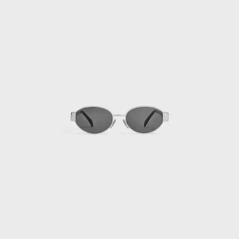 Celine Triomphe Metal 01 Sunglasses – Smoke Lenses & Metal Frame