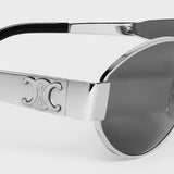 Celine Triomphe Metal 01 Sunglasses – Smoke Lenses & Metal Frame