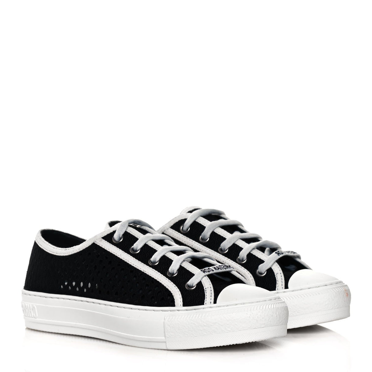 CHRISTIAN DIOR Resille Embroidered Walk'N'Dior Low Top Sneakers