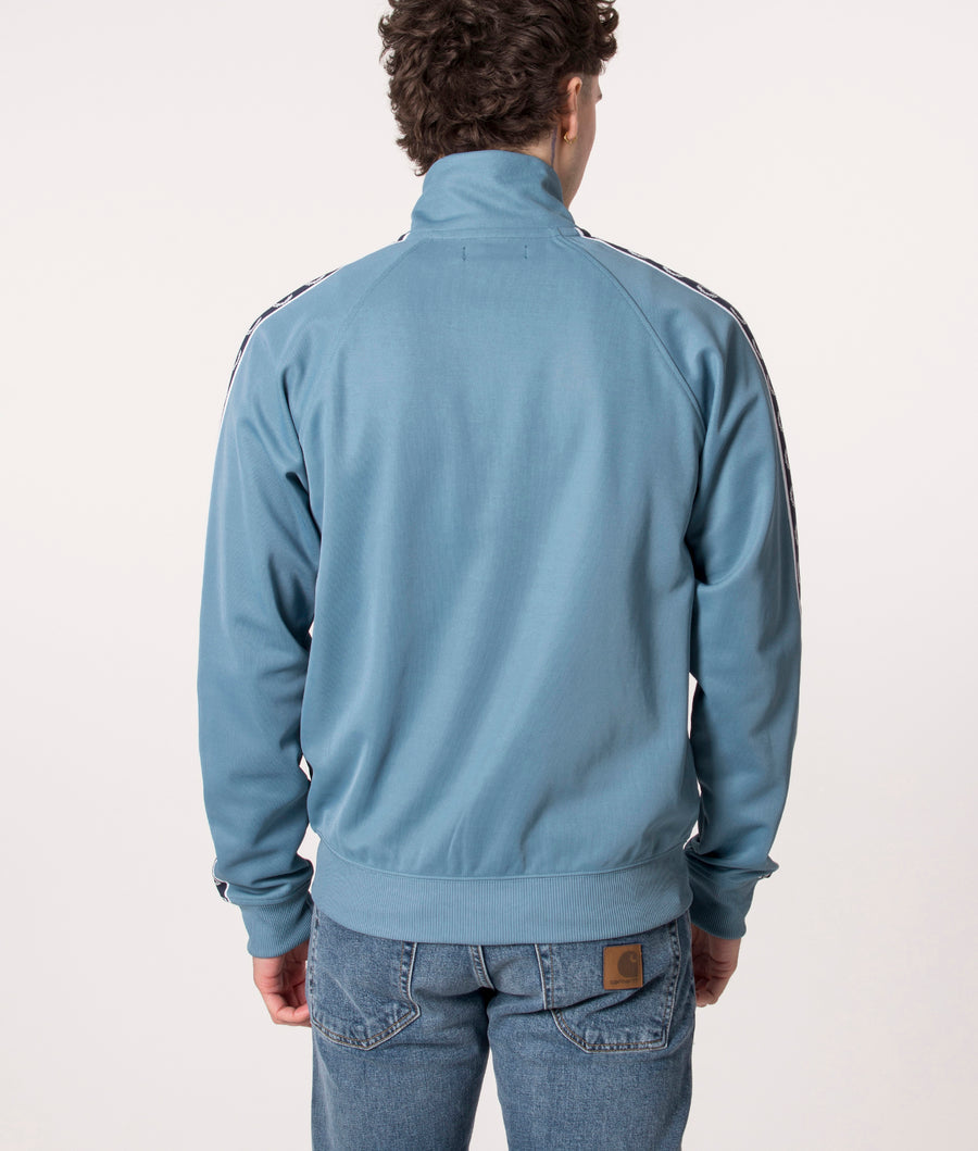 Fred Perry Contrast Tape Track jacket For Men - Baby Blue