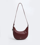 DKNY BLEEKER Logo Detail Shoulder Bag - Burgundy