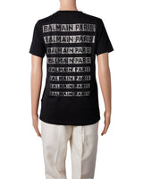 Balmain Paris Logo Print T-Shirt Black