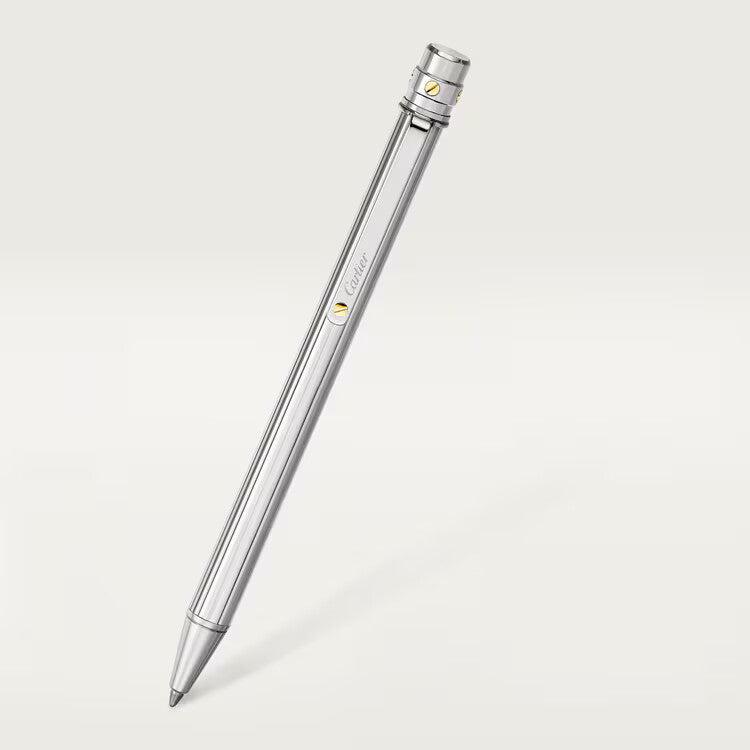 Santos De Cartier Ballpoint Pen â€“ Silver