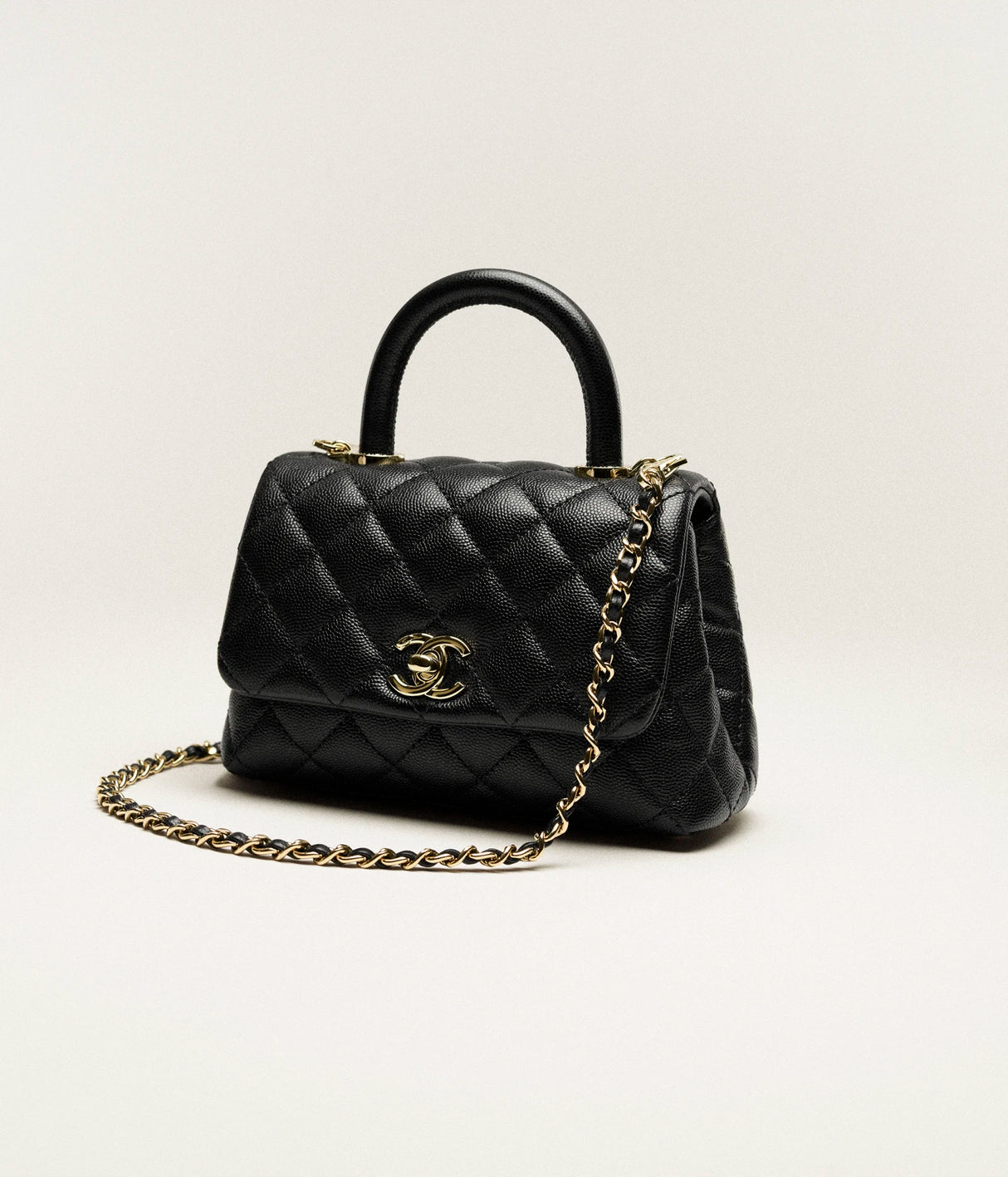 Chanel Coco Mini Flap Bag with Top Handle