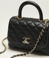 Chanel Coco Mini Flap Bag with Top Handle