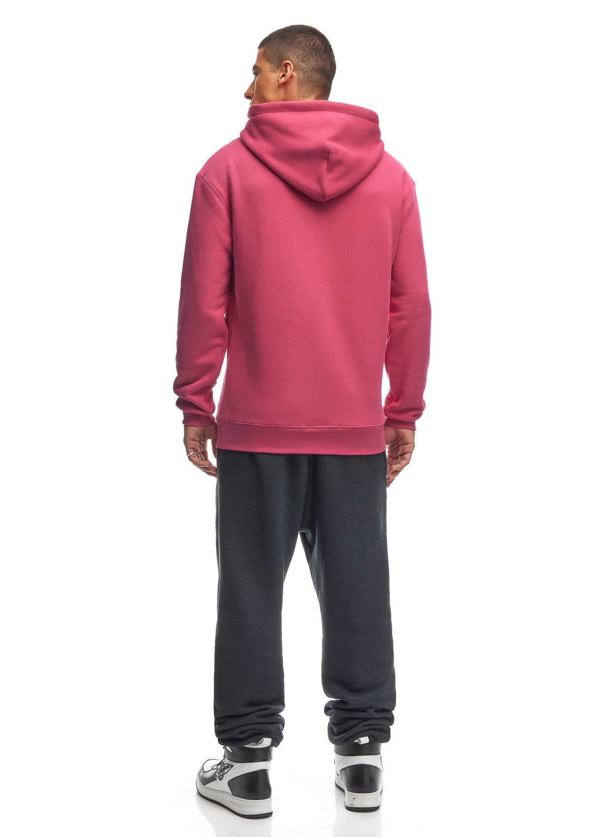 Regular Fit Hoodie Fuchsia Unisex