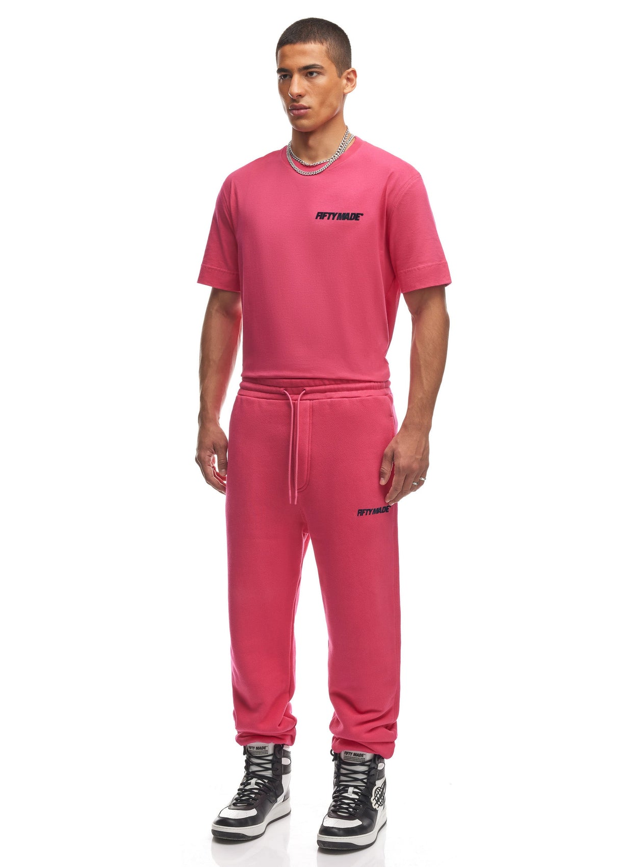 Regular Fit Joggers Fuchsia