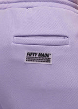 Embroidered Logo Joggers Lilac