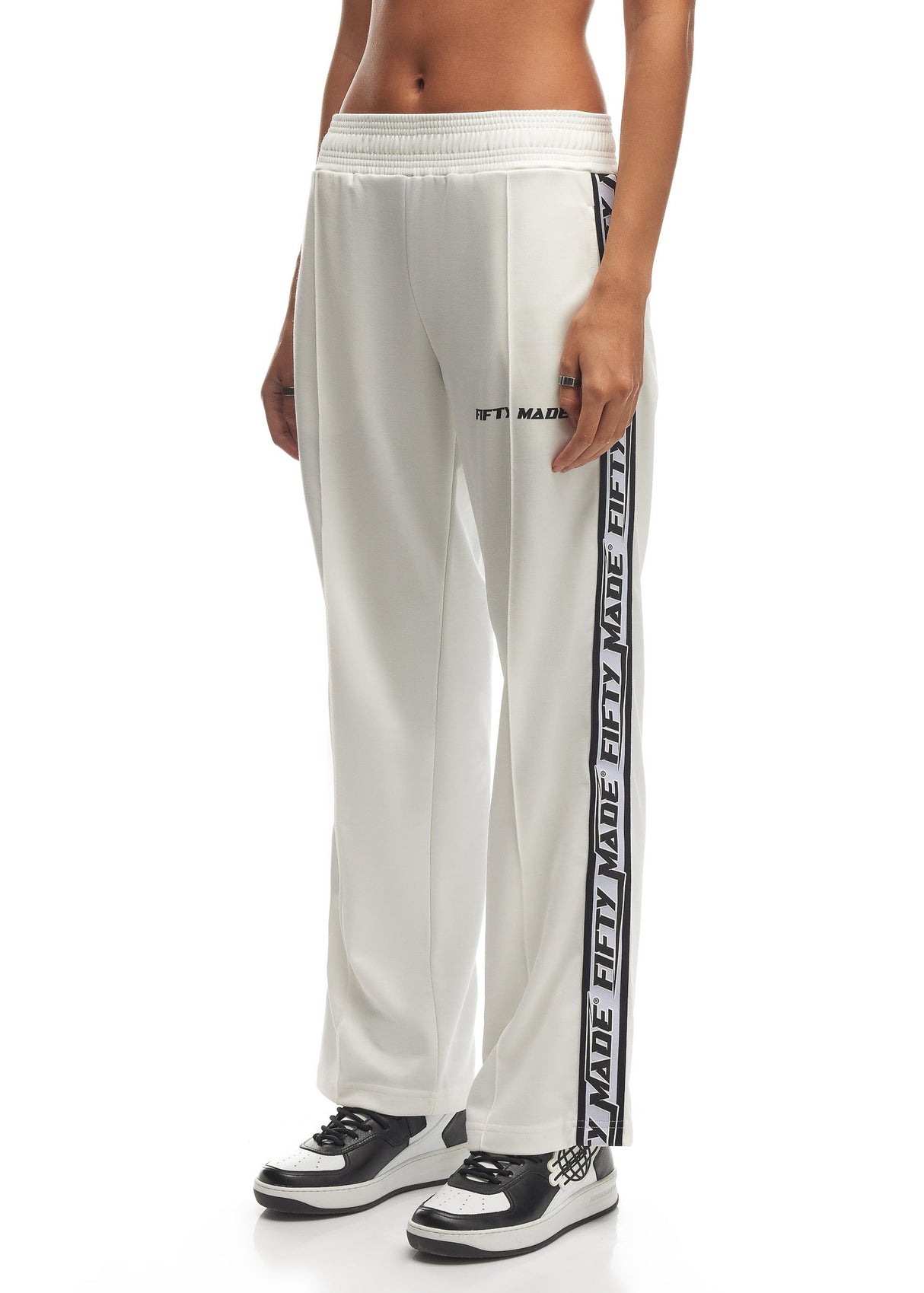 Band Track Pants Off-white