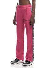 Band Track Pants Fuchsia