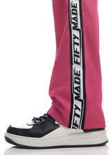 Band Track Pants Fuchsia