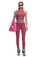 Band Lycra Leggings Fuchsia