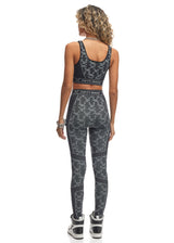 Bio-based Monogram Seamless Leggings Black