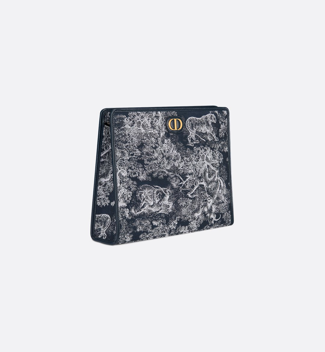 Dior 30 Montaigne Dea Pouch – Blue Toile de Jouy Reverse Jacquard