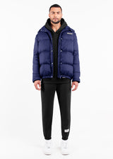 2-in-1 Short PUFFA Gilet & Jacket Navy Unisex