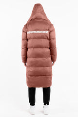 2-in-1 Long PUFFA Gilet & Jacket Dusty Pink Unisex