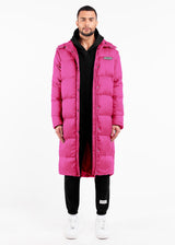 2-in-1 Long PUFFA Gilet & Jacket Fuschia Unisex