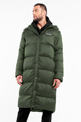 2-in-1 Long PUFFA Gilet & Jacket Khaki Unisex