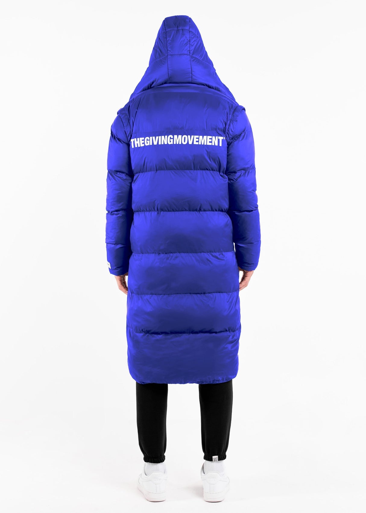 2-in-1 Long PUFFA Gilet & Jacket Moroccan Blue Unisex