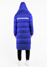 2-in-1 Long PUFFA Gilet & Jacket Moroccan Blue Unisex