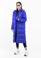 2-in-1 Long PUFFA Gilet & Jacket Moroccan Blue Unisex