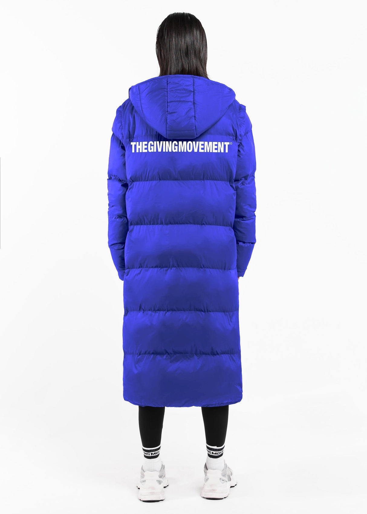 2-in-1 Long PUFFA Gilet & Jacket Moroccan Blue Unisex