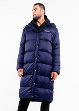 2-in-1 Long PUFFA Gilet & Jacket Navy Blue Unisex