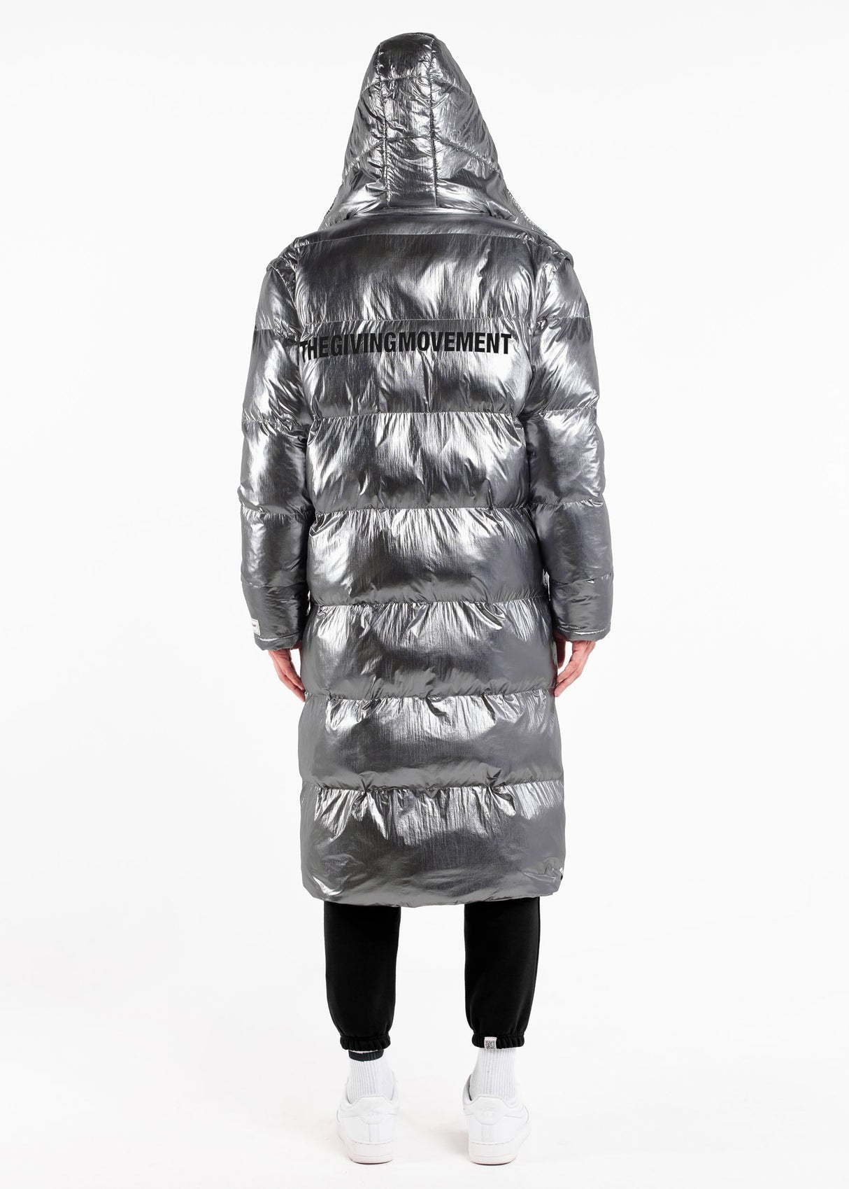 2-in-1 Long PUFFA Gilet & Jacket Pewter Unisex