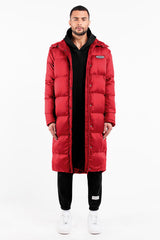 2-in-1 Long PUFFA Gilet & Jacket Red Unisex