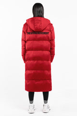 2-in-1 Long PUFFA Gilet & Jacket Red Unisex